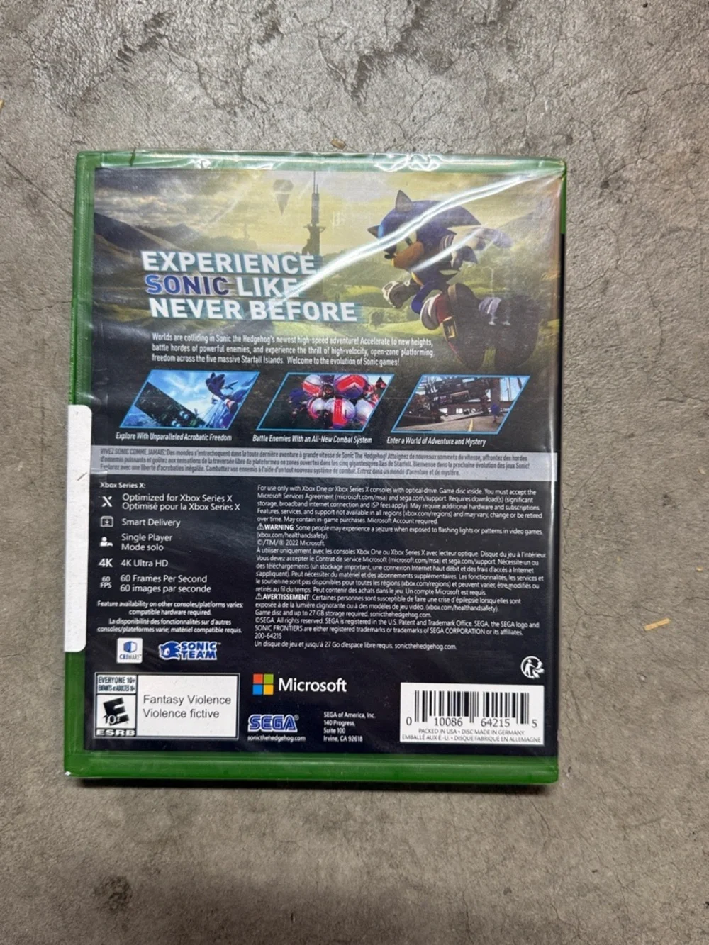 Sonic Frontiers (Xbox Series X / Xbox One) - SEGA Blue Edition